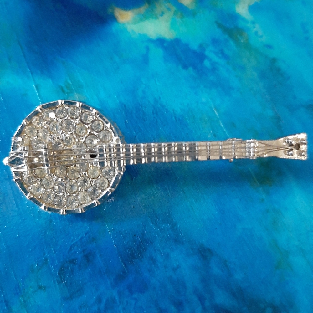 Vintage Brooch Banjo Silvertone